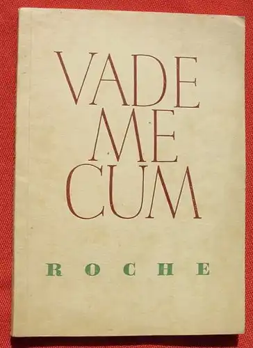 (0150028) "Vade Mecum Roche 1949". Medizin der Firma La Roche. 120 S., mit Abbildungen. Deutsche Hoffmann-La Roche AG, Grenzach, Baden
