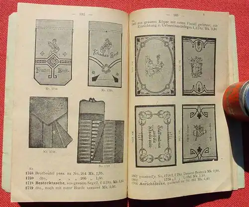 () Preisbuechel 1909-10. Paul Hoffmann, Ruhrort a. Rh. Ratgeber fuer Wollgarn aller Art u. sonst. Arbeitsmaterial