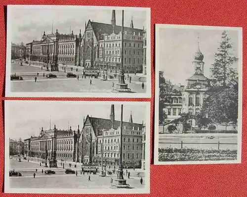 (1046323) Leipziger Messe, 3 x Postkarten 1946, siehe bitte Bilder