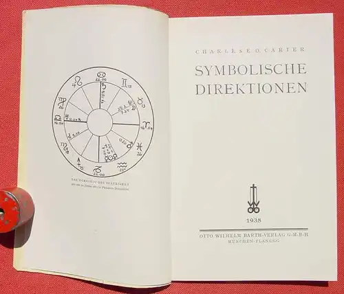 () Charles E. O. Carter "Symbolische Direktionen". Astrologie. Barth,  Muenchen Planegg 1938