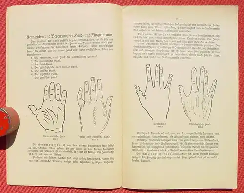 () Hirsch-Hirson 'Die praktische Anleitung zur Handlesekunst...'. 40 S., Wolfenbuettel 1930