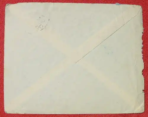 (1044161) Briefkuvert Spanien nach Hamburg Censura. Datum unleserlich. Format ca. 16 x 13 cm