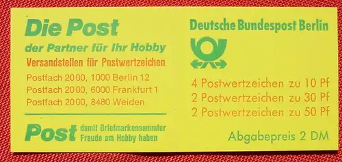 (1044246) Markenheft. Berlin. Burgen und Schloesser. 1980 ? Postfrisch, TOP Zustand