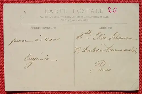 (1044398) Mantes. La Sous-Prefecture. Postkarte, um 1908 ?