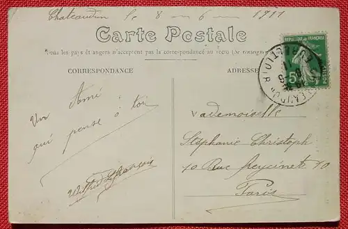 () Chateaudun. Postkarte von 1911