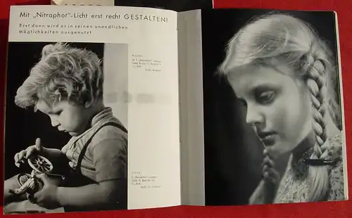 (0160004) "Wunder der Nitraphotlampe". Kunstlichtfotografie. Isert. 64 S., 1941 Isert-Verlag, Halle