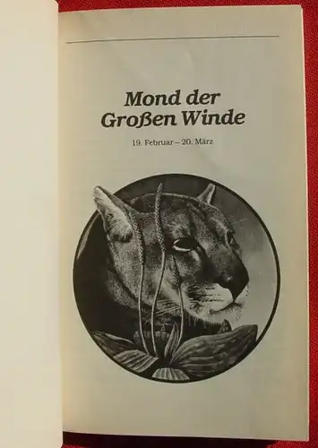 () Indianische Astrologie der Erde.  Puma. 19. Feb. - 20. Maerz. Von Sun Bear & Wabun. 96 S., Goldmann-TB