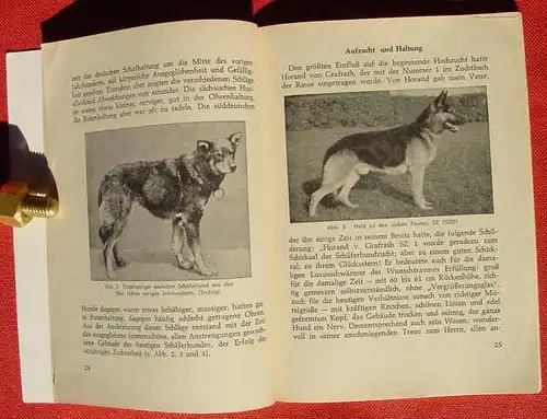 () "Der Deutsche Schaeferhund" Erziehung, Aufzucht, Haltung. Stephanitz. 96 S., Lehrmeister-Buecherei Nr. 1097