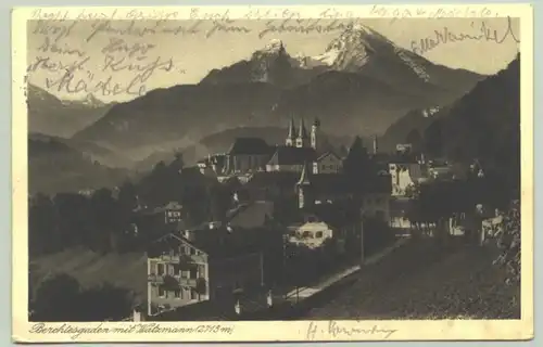 (1042494) Ansichtskarte. Postkarte v. Berchtesgaden. Werbestempel : Skimeisterschaft 1934