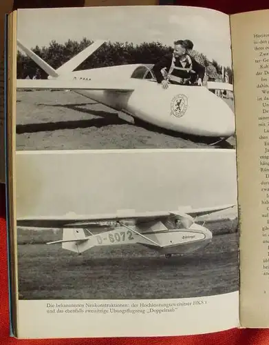 () "Segelflug durch Wind und Wolken". Segelfliegerei. Karlson. 176 S., Ullstein, Berlin 1955