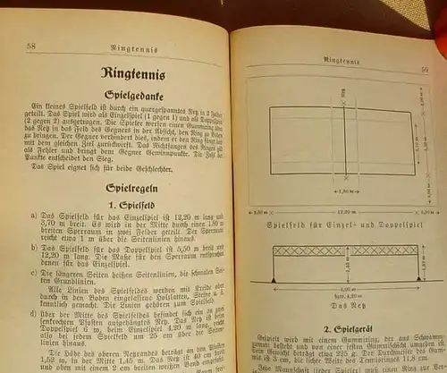 (0270040) "Sommerspiele". Lehrbuch fuer Spielwarte und Schiedsrichter. Limpert-Verlag, Berlin 1935