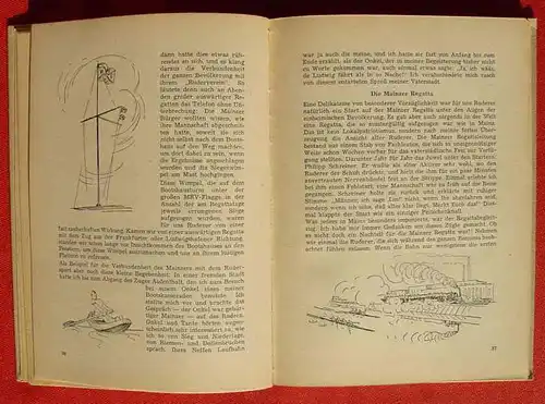 () "Kameraden im Boot". Mainzer Ruderverein 1878. Mannheimer Amicitia. 1950 Schneider, Mannheim