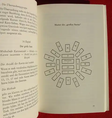 (0270074) "Richtig Karten legen - leicht gemacht !". Amanda. 144 S., TOP Zustand ! Verlag H. Bauer, Freiburg