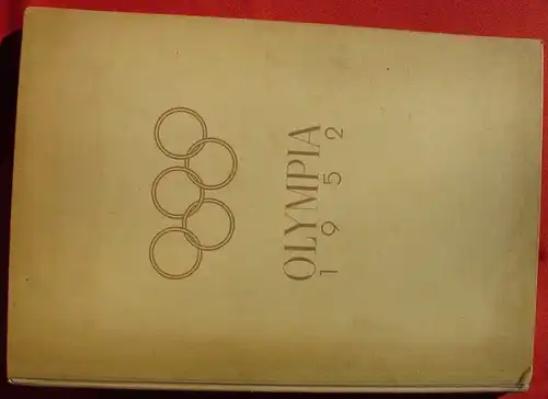 (0270085) "OLYMPIA 1952" Oslo und Helsinki. Sport-Illustrierten. Um 200 S., Janus-Verlag, Stuttgart 1952 # Olympiade