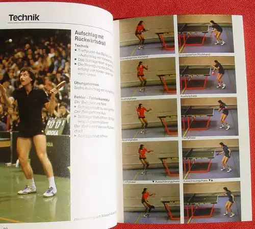 (0270095) "Richtig Tischtennisspielen". Von Sklorz u. Michaelis. blv-sportpraxis Nr. 211. BLV-Verlag, Muenchen