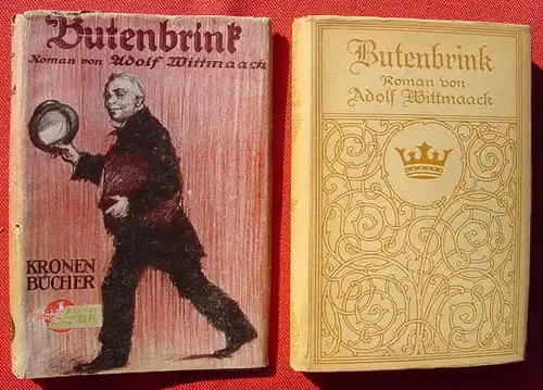 () Adolph Wittmaack "Butenbrink". Kronen-Buecher. 1919, Mosse, Berlin