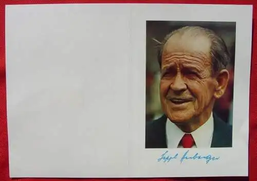 ! Neu und derzeit gültig : Versandkosten ab Euro 2,50 ! Seppl Herberger. Sonderblatt  1977 ()