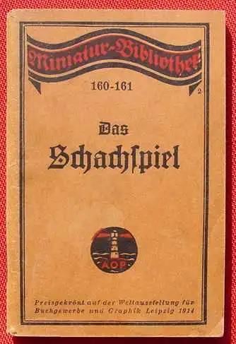 'Schachspiel' Mini-Bibl. Leipz. um 1920 (2002235)