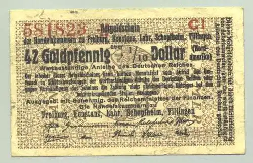 Freiburg, 42 Goldpfennig, um 1923 ? ()