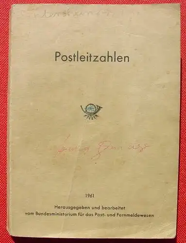 BRD-Postleitzahlen-Buch 1961  (0080005)