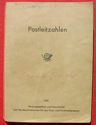 BRD-Postleitzahlen-Buch 1961  ()