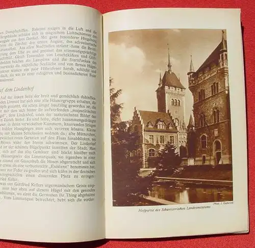 Fuehrer durch Zuerich. 112 Seiten. Zuerich 1925 (0082494)