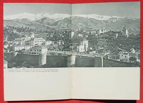 Granada. Reisefuehrer. Noguer, Barcelona 1956. Erste Auflage. (0082495)
