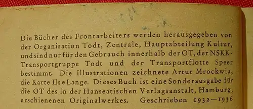 () Blunck "Koenig Geiserich". Reihe : Buecher des Frontarbeiters. Organisation Todt