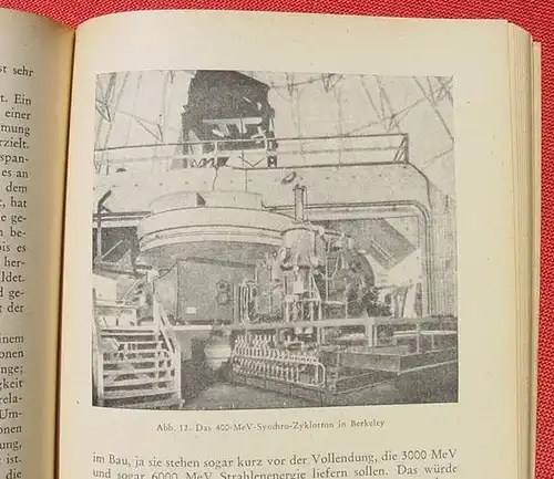 () Braunbek "Korpuskularstrahlen in Forschung u. Praxis". KOSMOS-Baendchen, Stuttgart 1952