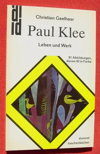 (1009585) Geelhaar "Paul Klee" Bildtafeln. 'dumont kunst-taschenbuecher'. Band 8