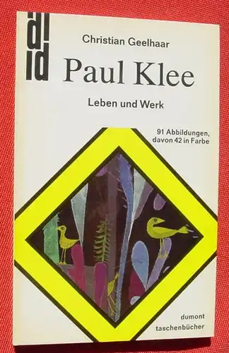 () Geelhaar "Paul Klee" Bildtafeln. 'dumont kunst-taschenbuecher'. Band 8