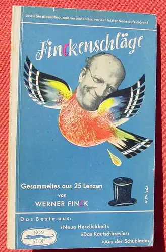 (1009609) Werner Finck "Finckenschlaege" NON STOP-BUECHEREI. Berlin-Grunewald 1953