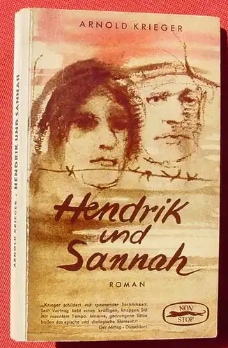 (1009610) Krieger "Hendrik und Sannah" NON STOP-BUECHEREI. Berlin-Grunewald, um 1957