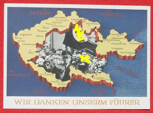 (1032753) Hitler Propaganda-Postkarte 1938