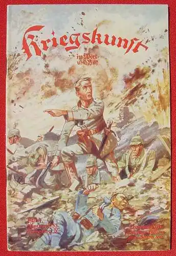 (1033217) Propagandaheft aus der NS-Zeit 1933. Kriegskunst in Wort und Bild. # Militaria