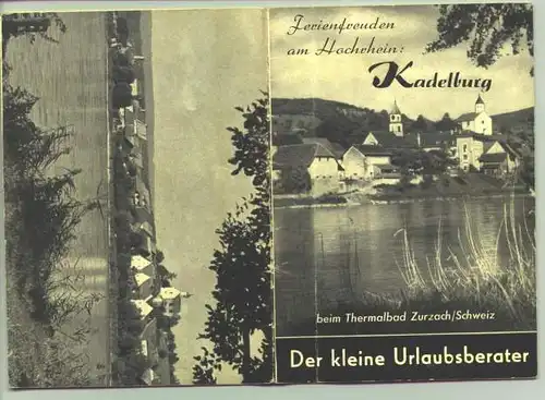 (1024154) 24-Seiten-Heft, Urlaubsberater von Kadelburg. Ansichtskarten-Format. PLZ-Bereich pauschal 79790