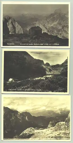 () 3 Ansichtskarten. Dachstein um 1935