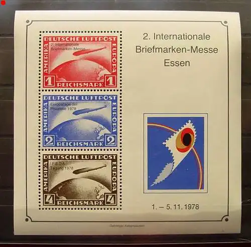 Zeppelin-Bfm-Block Essen 1978 (1012846)