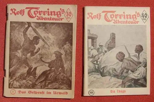 (intern ) Große Archiv-Sammlung : Rolf Torring's Abenteuer / Neues Verlagshaus für Volksliteratur, Bad Pyrmont 1949-1961. Abgabe einer überkompletten Sammlung Rolf Torring Nr. 1-273 (insgesamt 440 verschiedene Hefte). Siehe bitte...