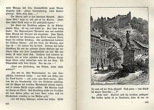 Baden Alt Heidelberg Pfalz Erbfolgekrieg 1688 Historischer Roman von 1933