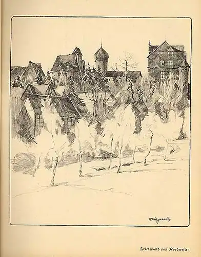 Hessen Nassau Westerwald Herborn Montabaur 20 Zeichnungen von Willgerodt 1924