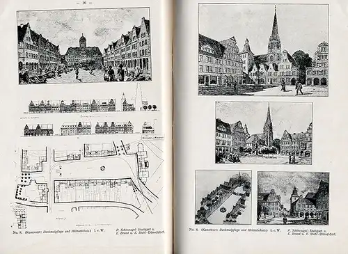 Architektur Wettbewerb Deutsche Konkurrenzen Neumarkt in Moers Schule Bensheim