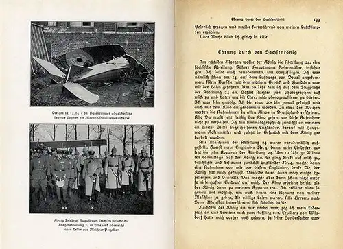 Weltkrieg Militär Luftfahrt Jagdflieger Max Immelmann Gedenkbuch 1942