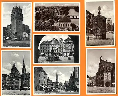 Deutsche Ostgebiete Schlesien Stadt Neisse 8 Foto Postkarten 1930