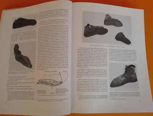 Archäologie Antike Mainz Römische Militär Sandalen Leder Schuhe Katalog 1996