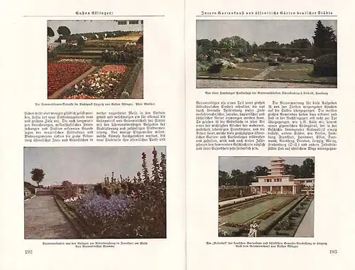 Garten Kunst in deutschen Städten Park Grüngürtel Konzept Gustav Allinger 1930