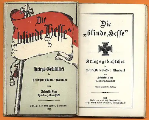 Hessen Darmstadt Weltkrieg Soldaten Lieder Gedichte in Dialekt Mundart 1917