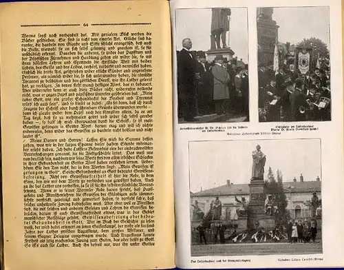 Rhein Hessen Worms Mittelalter Kirche Reformation Luther Feier Festschrift 1921
