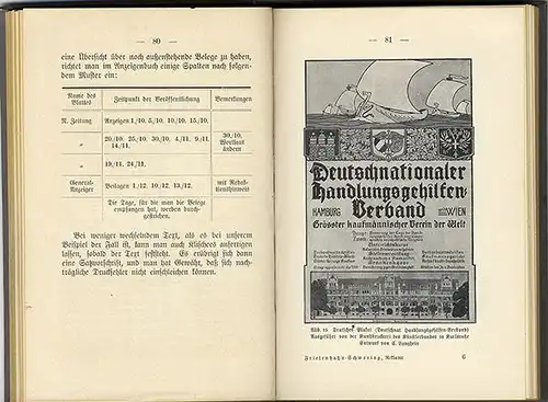 Werbung Reklame Vertrieb Firma Produkt Plakat Kunst Grafik Handbuch 1911