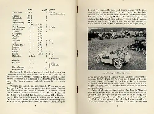 Deutsche Kolonien Im Auto quer durch Afrika Reise Expedition Original Buch 1910